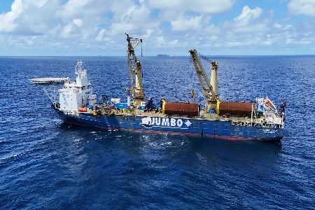 Jumbo Offshore completes mooring line installation for Errea Wittu FPSO mooring spread for ExxonMobil Guyana Ltd. at Uaru Field, Stabroek Block, Offshore Guyana