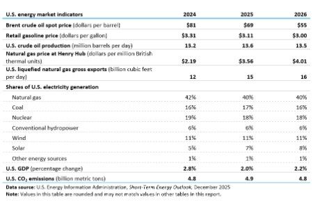 EIA launches STEO modernisation; revises natural gas forecast on cold snap